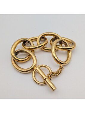 Chanel Chain Bracelet Gold Mantel First Era Vintage